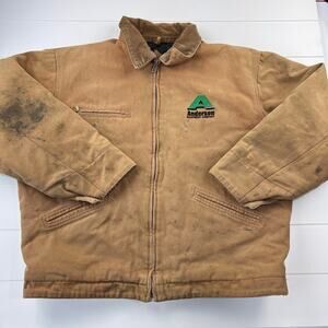 Colorado Timberline Work Jacket Corduroy Collar Men's size Large Detroit Style